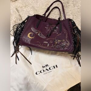 Coach Chelsea Champlain dreamer 34 satchel tattoo design. Limited edition.
